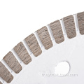 Saw Blade Ultra-Thin 1,1 mm Substrat en acier de vanadium chromé 105-230 mm Disque de coupe de roche pressée à chaud